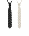 Statement Beaded Tie Neckacle
